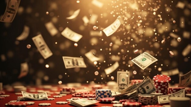 Live dealer blackjack table with multi-camera feed on mobile phone
